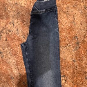 GAP Charcoal High Rise Flare Kids  blue Jeans